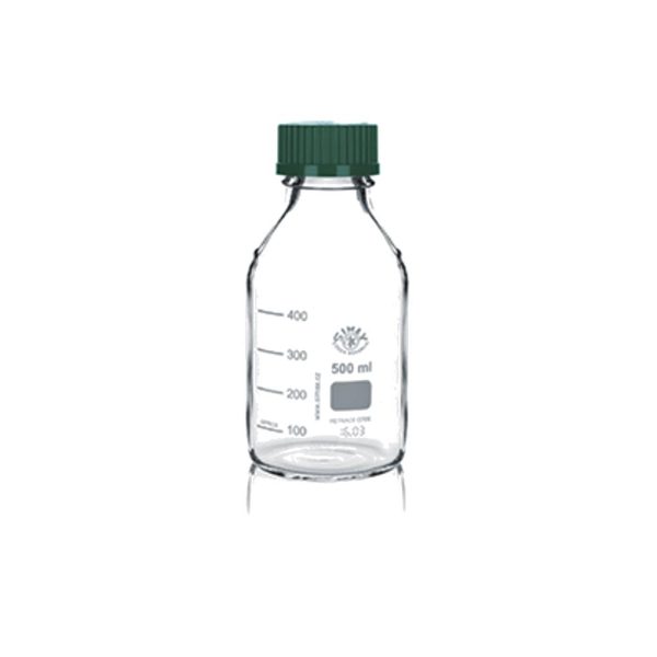 FRASCO ISO VERDE TAPON+ANILLO 500 ML