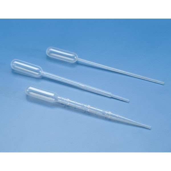 PIPETA PASTEUR PLASTICO 3 ML, C/500