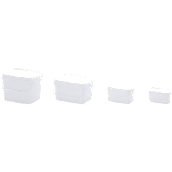 CUBO RECTANGULAR C/TAPA Y ASA 6L