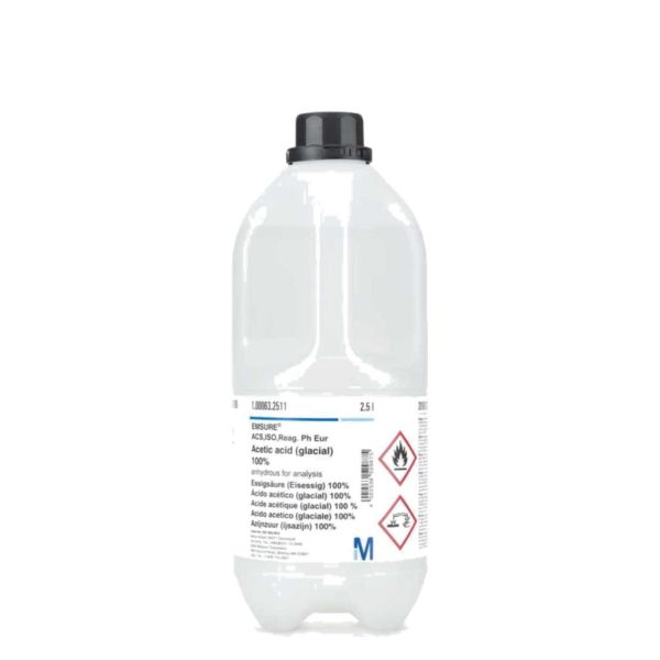 ACIDO ACETICO GLACIAL 100% ACS, ISO, PH EUR L