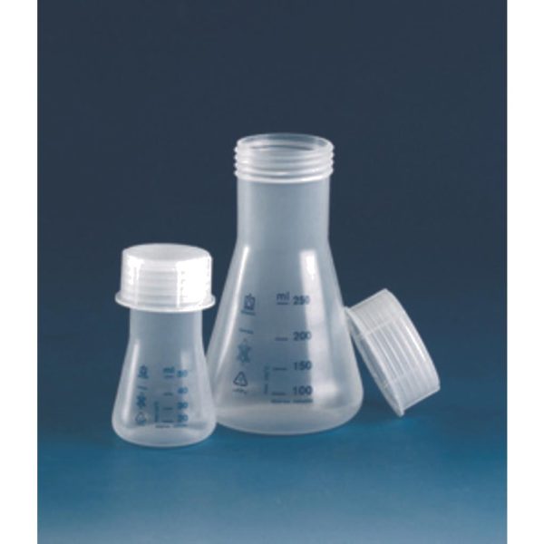 ERLENMEYER B/ANCHA PP C/TAPON ROSCA P/6