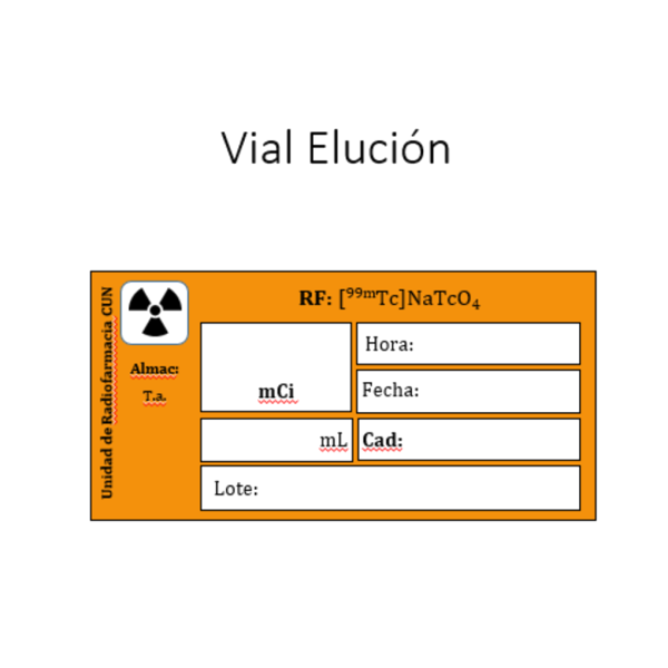 PEGATINA VIAL ELUCION C/500