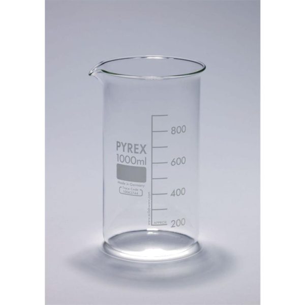 VASO PRECIPITADOS VIDRIO F/ALTA 1000 ML