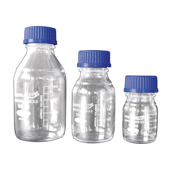 FRASCO VIDRIO ISO T/ROSCA AZUL 100 ML