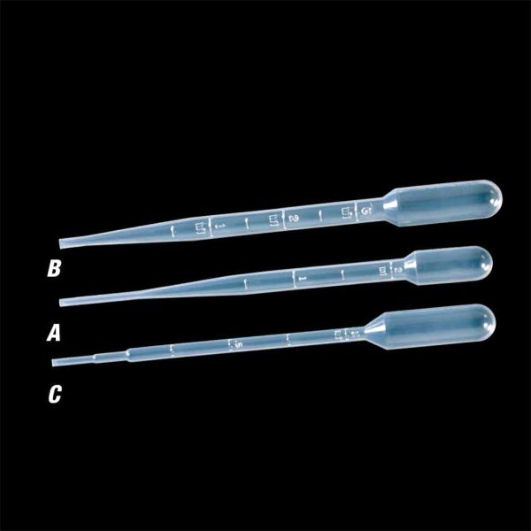 PIPETA PASTEUR EST. 104 MM,  1.5 ML C/500