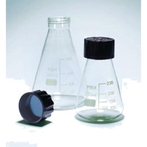 MATRAZ ERLENMEYER VIDRIO T/ROSCA 100 ML