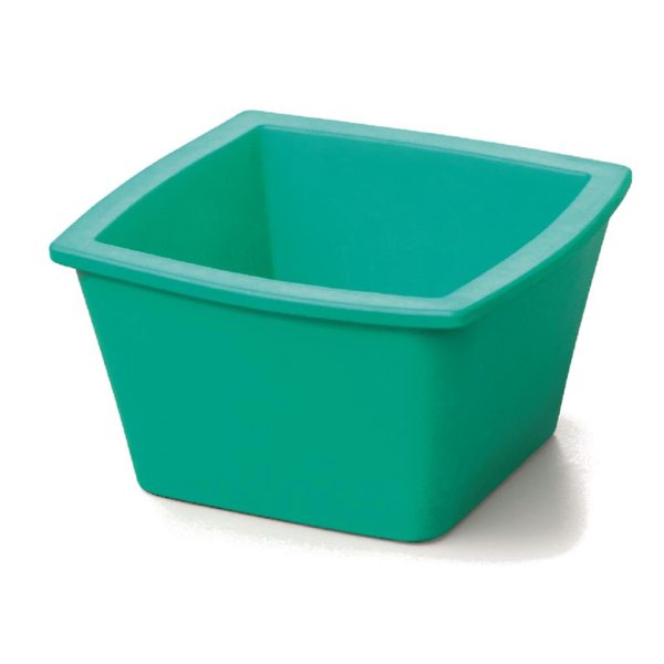 CUBETA SILICONA PARA HIELO CUADRADA VERDE 1 L