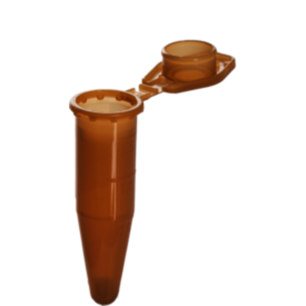 MICROTUBO 1.5 ML PP MARRON C/500