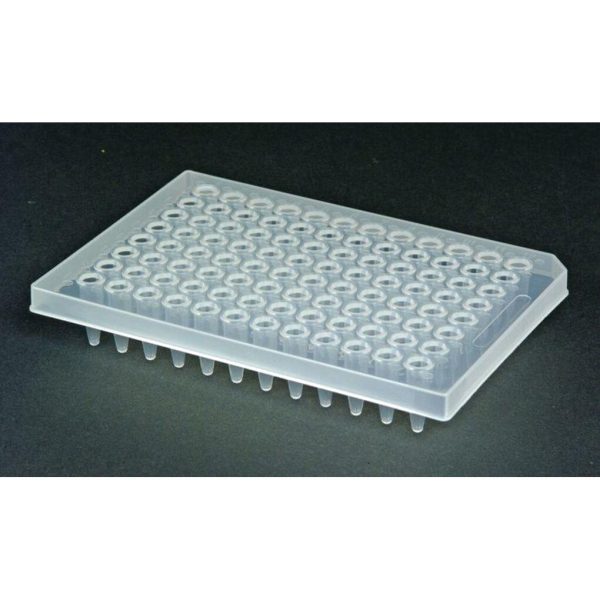 PLATES PCR 96-WELL HALF SKIRT C/10