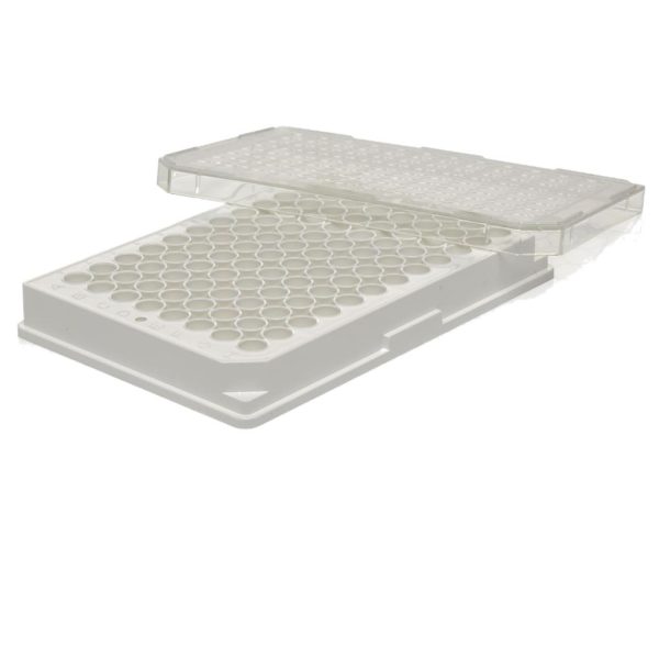PLACA MICROWELL 96 POC. LUMINUNC BLANCA C/50
