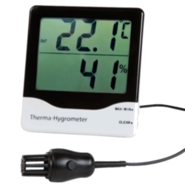 TERMOHIGROMETRO DIGITAL C/SONDA