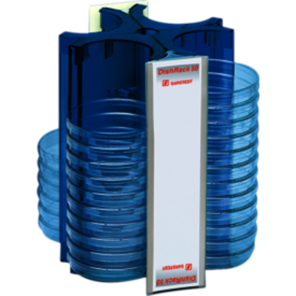 RACK 50 PARA PLACAS PETRI AZUL