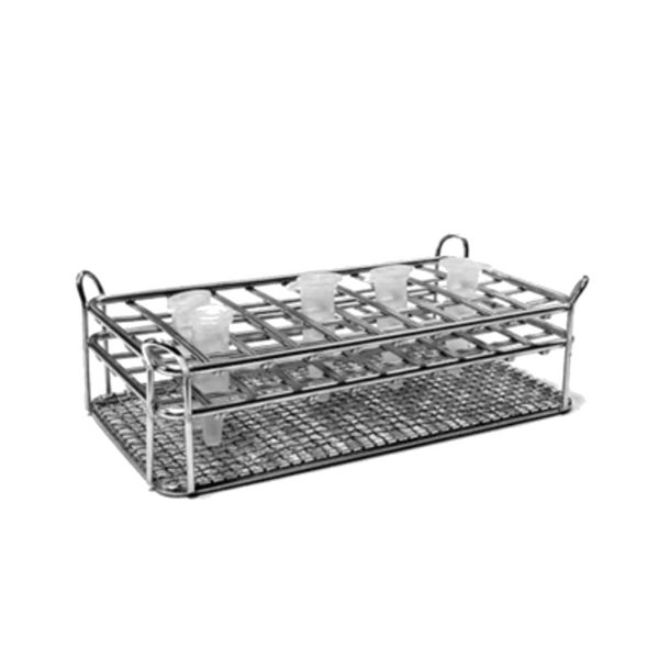GRADILLA ACERO INOX 50 MICROTUBOS 1.5 ML