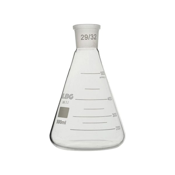 MATRAZ ERLENMEYER 500 ML ESMER. 29/32