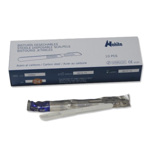 BISTURIS DESECHABLES Nº24 C/10