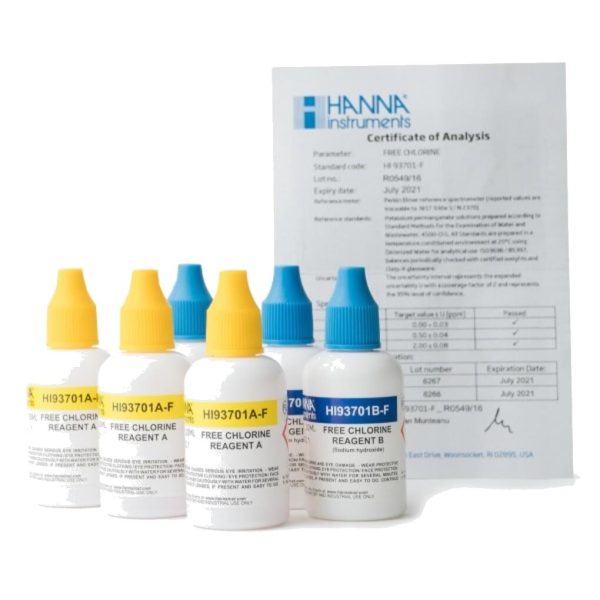 REACTIVO LIQUIDO CLORO LIBRE P/300 TEST