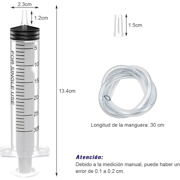 JERINGA EST. C/TAPA 30 ML  C/30