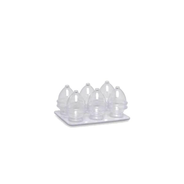 MOLDE DESECHABLE OVULOS 12 G 6X25