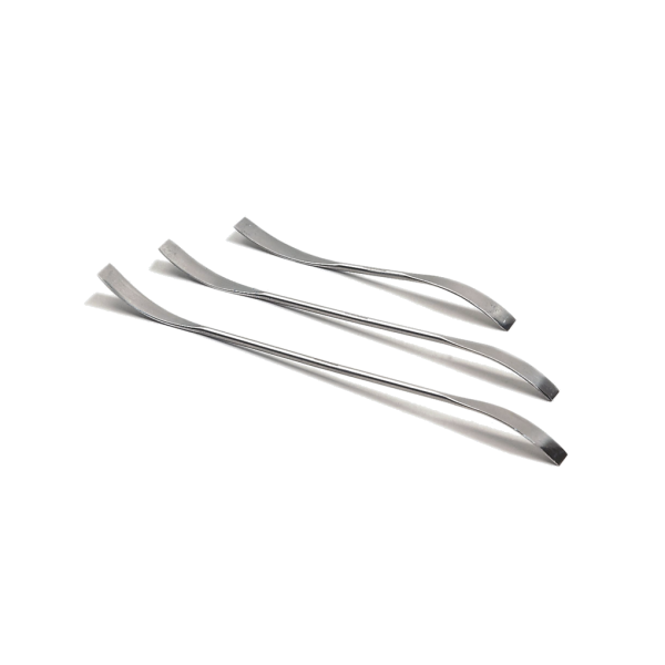 ESPATULA DOBLE PLANA P. CURVAS 130 MM