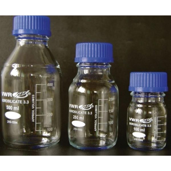 FRASCO GRADUADO DE 500 ML C/TAPON