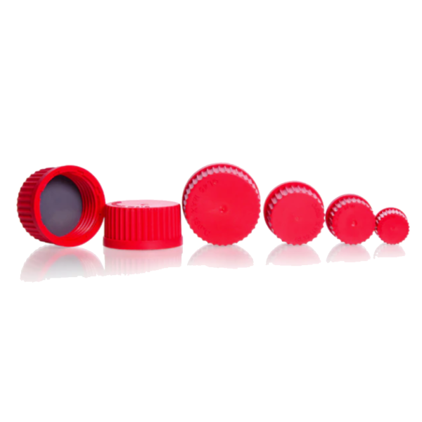 TAPON ROSCADO ISO GL32 ROJO B/10