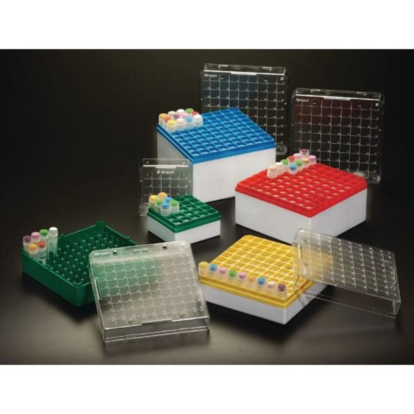 CRIOCAJA DE PC VERDE 100 TUBOS 1-2 ML