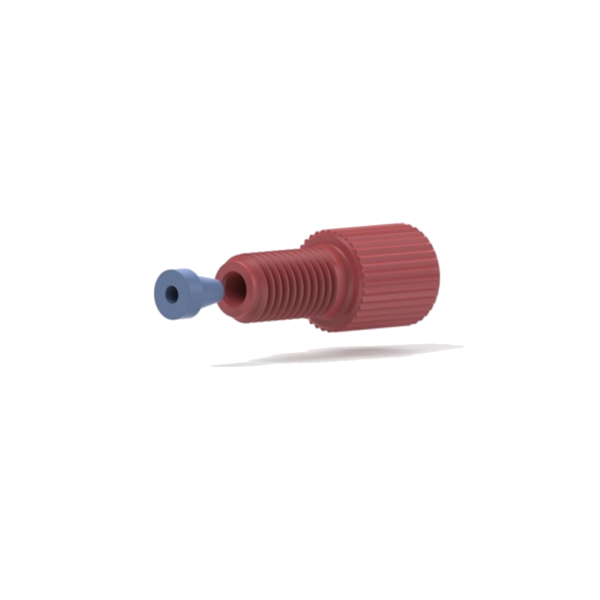 ACCESORIO SIN BRIDA DELRIN ROJO 1/16