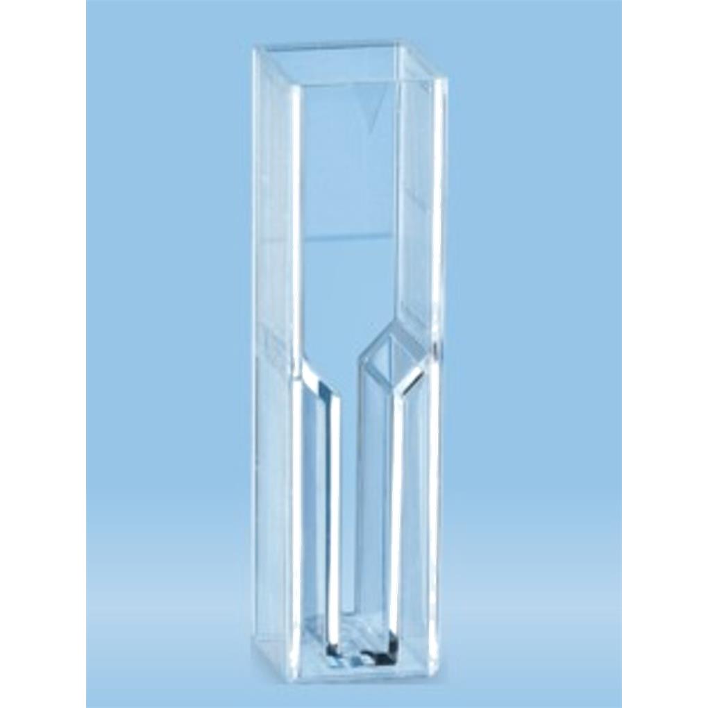 CUBETA SEMI-MICRO 3 ML 45X12 MM PS C/100